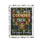 Products Personalized Gift Tartan Plaid Blanket Clan Ferguson With Christmas Cookie Baking Crew Christmas Gift Blanket, Plaid Blanket, Christmas Fleece Blanket, Christmas Blanket, Tartan Blanket, Scottish Blanket, Scotland Blanket, Family Name Blanket, Custom Blanket, Personalized Blanket
