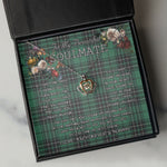 To My Beautiful Soulmate Necklace In Your Eyes I Have Found My Home Clan MacLean Tartan Crown Pendant Necklace