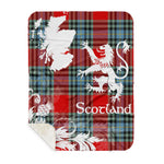 Sherpa Blanket - Tartan Blanket Thistle and Lion Scottish Clan MacLeay Plaid Blanket, plaid sherpa blanket queen,purple sherpa blanket,queen sherpa blanket,queen size sherpa blanket,red sherpa blanket,scottish tartan blankets,sherpa blanket,sherpa christmas blanket