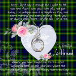 Rising Phoenix Necklace - Valentine Necklace Clan Campbell Of Breadalbane Modern Tartan Gift for Girlfriend, Gift for My Wife Rising Phoenix Necklace