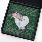 Gift For My Beautiful Girlfriend Necklace Valentine Necklace Clan Duncan Modern Tartan Cross Dancing Necklace Scottish Tartan Jewelry