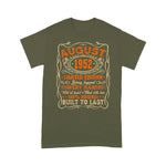Vintage 69 Years Old August 1952 Birthday Limited Edition 69th Birthday Shirt - Scotstee Shop