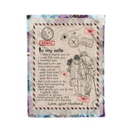 Scotstee Shop - Personalized Gift Letter To My Wife Love Her Very Much Letter Cute Family Gifts Fleece Blanket