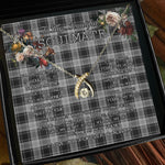 To My Beautiful Soulmate Necklace In Your Eyes I Have Found My Home Clan Douglas Grey Tartan Wishbone Dancing Necklace