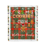 Personalized Gift Tartan Plaid Blanket Clan MacGregor Ancient With Christmas Cookie Baking Crew Christmas Gift Blanket, Plaid Blanket, Christmas Fleece Blanket, Christmas Blanket, Tartan Blanket, Scottish Blanket, Scotland Blanket, Family Name Blanket, Custom Blanket, Personalized Blanket