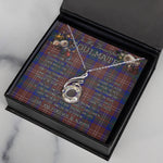 To My Beautiful Soulmate Necklace In Your Eyes I Have Found My Home Clan Chisholm Hunting Modern Tartan Rising Phoenix Necklace