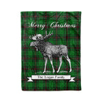 Tartan Blanket With Moose Clan Logie Plaid Blanket Tartan Plaid Fleece Blanket, Christmas Blanket, tartan blanket, plaid blanket, red plaid blanket, buffalo plaid blanket, green plaid blanket, plaid fleece blanket, blue plaid blanket, red tartan blanket, tartan plaid blanket, black and white plaid blanket, christmas plaid blanket, orange plaid blanket, tartan plaid throw blanket, pink plaid blanket, brown plaid blanket, buffalo check blanket