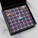 Sea Turtle Necklace To My Beautiful Soulmate Necklace In Your Eyes I Have Found My Home Clan MacDonald Dress Modern Tartan Blue Turtle Necklace