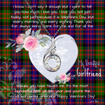 Rising Phoenix Necklace - Valentine Necklace Clan Donaldson Tartan Gift for Girlfriend, Gift for My Wife Rising Phoenix Necklace