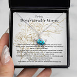 Opal Turtle Necklace - Mom Necklace, Mother-In-Law Necklace, To My Boyfriend's Mom Necklace, Gift For Boyfriend's Mom Mother's Day Necklace