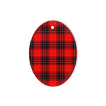 Wemyss Tartan Oval Ornaments, Christmas Tree Ornament, Plaid Christmas Ornaments, Ceramic Oval Christmas Tree Decoration, Tartan Oval Ornaments, Christmas Tree Ornament, Plaid Christmas Ornaments, Ceramic Oval Christmas Tree Decoration