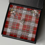 To My Beautiful Soulmate Necklace In Your Eyes I Have Found My Home Clan MacFie Tartan Crown Pendant Necklace