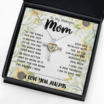 Cross Dancing Necklace - To My Mom - You Are The World Mother's Day Necklace