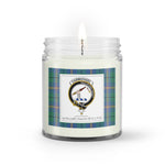 Soy Wax Candle - Buffalo Plaid Candle Clan Crest Badge Carmichael Ancient Tartan Plaid Soy Wax Candle, oil candle, candle handmade, wax candle, soy wax, nature wax, natural soy wax, natural soy candles, natural candle