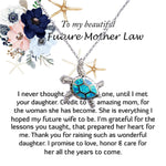 Opal Turtle Necklace - Mother-In-Law Necklace, Necklace Gift For Future Mother-In-Law From Future Son-In-Law, To My Future Mother-In-Law