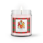Soy Wax Candle - Buffalo Plaid Candle Chisholm Family Crest Tartan Plaid Soy Wax Candle, oil candle, candle handmade, wax candle, soy wax, nature wax, natural soy wax, natural soy candles, natural candle