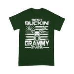 Scotstee Shop - USA Flag Best Buckin' Grammy Ever Deer Hunting 4th Of July Shirt