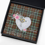 Gift For My Beautiful Girlfriend Necklace Valentine Necklace Clan Thomson Hunting Modern Tartan Cross Dancing Necklace Scottish Tartan Jewelry