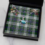 Sea Turtle Necklace To My Beautiful Soulmate Necklace In Your Eyes I Have Found My Home Clan Blackwatch Dress Modern Tartan Blue Turtle Necklace