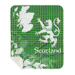 Sherpa Blanket - Tartan Blanket Thistle and Lion Scottish Clan Currie Plaid Blanket, plaid sherpa blanket queen,purple sherpa blanket,queen sherpa blanket,queen size sherpa blanket,red sherpa blanket,scottish tartan blankets,sherpa blanket,sherpa christmas blanket