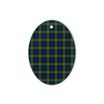 Swinton Tartan Oval Ornaments, Christmas Tree Ornament, Plaid Christmas Ornaments, Ceramic Oval Christmas Tree Decoration, Tartan Oval Ornaments, Christmas Tree Ornament, Plaid Christmas Ornaments, Ceramic Oval Christmas Tree Decoration