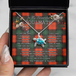 Sea Turtle Necklace To My Beautiful Soulmate Necklace In Your Eyes I Have Found My Home Clan Cruickshanks Tartan Blue Turtle Necklace, Valentine Necklace Gift for Girlfriend Clan Mitchell Ancient Tartan Sunflower Pendant Necklace, Scottish Tartan Jewelry, valentine necklace, necklace girlfriend, necklace for wife, cute necklaces for girlfriend, jewelry for girlfriend, to my soulmate necklace, to my future wife necklace