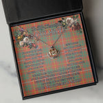 To My Beautiful Soulmate Necklace In Your Eyes I Have Found My Home Clan Bruce Ancient Tartan Crown Pendant Necklace