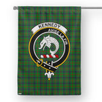 Scotstee Shop Kennedy Tartan Flag Clan Badge Tartan House Flag