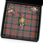 To My Beautiful Soulmate Sunflower Necklace In Your Eyes I Have Found My Home Clan MacPherson Ancient Tartan Jewelry For Girlfriend, Tartan Sunflower Pendant Necklace, Scottish Tartan Jewelry, valentine necklace, necklace girlfriend, necklace for wife, cute necklaces for girlfriend, jewelry for girlfriend, to my soulmate necklace, to my future wife necklace