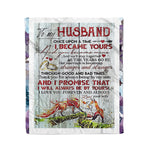Scotstee Shop - Personalized Gift Letter To My Husband, Love Quotes Letter Gifts Fleece Blanket