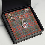 To My Beautiful Soulmate Necklace In Your Eyes I Have Found My Home Clan MacPherson Weathered Tartan Rising Phoenix Necklace