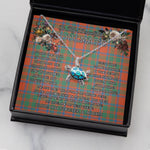 Sea Turtle Necklace To My Beautiful Soulmate Necklace In Your Eyes I Have Found My Home Clan MacKintosh Ancient Tartan Blue Turtle Necklace