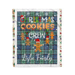 Personalized Gift Tartan Plaid Blanket Clan Leslie Hunting With Christmas Cookie Baking Crew Christmas Gift Blanket, Plaid Blanket, Christmas Fleece Blanket, Christmas Blanket, Tartan Blanket, Scottish Blanket, Scotland Blanket, Family Name Blanket, Custom Blanket, Personalized Blanket