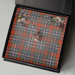 To My Beautiful Soulmate Necklace In Your Eyes I Have Found My Home Clan MacFarlane Ancient Tartan Crown Pendant Necklace