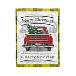 Tartan Blanket Vintage Red Truck with Christmas Tree Family Scottish Clan MacLachlan Yellow plaid blanket, red plaid blanket, buffalo plaid blanket, green plaid blanket, plaid fleece blanket, blue plaid blanket, red tartan blanket, tartan plaid blanket, black and white plaid blanket, , christmas plaid blanket, orange plaid blanket, tartan plaid throw blanket, pink plaid blanket, brown plaid blanket, buffalo check blanket
