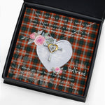 Gift For My Beautiful Girlfriend Necklace Valentine Necklace Clan Ainslie Ancient Tartan Cross Dancing Necklace Scottish Tartan Jewelry
