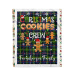 Products Personalized Gift Tartan Plaid Blanket Clan Farquharson Modern With Christmas Cookie Baking Crew Christmas Gift Blanket, Plaid Blanket, Christmas Fleece Blanket, Christmas Blanket, Tartan Blanket, Scottish Blanket, Scotland Blanket, Family Name Blanket, Custom Blanket, Personalized Blanket