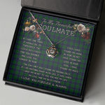 To My Beautiful Soulmate Necklace In Your Eyes I Have Found My Home Clan Austin Tartan Crown Pendant Necklace