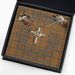 To My Beautiful Soulmate Necklace In Your Eyes I Have Found My Home Clan Jardine Tartan Cross Dancing Necklace