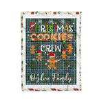 Personalized Gift Tartan Plaid Blanket Clan Ogilvie Hunting Ancient With Christmas Cookie Baking Crew Christmas Gift Blanket, Plaid Blanket, Christmas Fleece Blanket, Christmas Blanket, Tartan Blanket, Scottish Blanket, Scotland Blanket, Family Name Blanket, Custom Blanket, Personalized Blanket