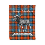 Tartan Blanket With Moose Clan MacLachlan Ancient Plaid Blanket Tartan Plaid Fleece Blanket, Christmas Blanket, tartan blanket, plaid blanket, red plaid blanket, buffalo plaid blanket, green plaid blanket, plaid fleece blanket, blue plaid blanket, red tartan blanket, tartan plaid blanket, black and white plaid blanket, christmas plaid blanket, orange plaid blanket, tartan plaid throw blanket, pink plaid blanket, brown plaid blanket, buffalo check blanket