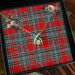 To My Beautiful Soulmate Necklace In Your Eyes I Have Found My Home Clan MacLeay Tartan Wishbone Dancing Necklace