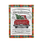 Tartan Blanket Vintage Red Truck with Christmas Tree Family Scottish Clan Chattan Modern plaid blanket, red plaid blanket, buffalo plaid blanket, green plaid blanket, plaid fleece blanket, blue plaid blanket, red tartan blanket, tartan plaid blanket, black and white plaid blanket, , christmas plaid blanket, orange plaid blanket, tartan plaid throw blanket, pink plaid blanket, brown plaid blanket, buffalo check blanket