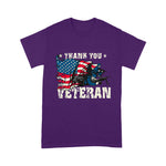 Scotstee Shop - Thank You Veteran US Flag Soldiers Vintage Men Gift 4th Of July Shirt