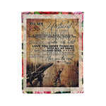 Scotstee Shop - Fleece Blanket - Personalized Trendy Gift Letter To Husband I love My Husband So Much Love Gifts Fleece Blanket