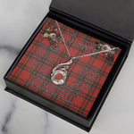 To My Beautiful Soulmate Necklace In Your Eyes I Have Found My Home Clan Grant Weathered Tartan Rising Phoenix Necklace