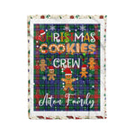 Personalized Gift Tartan Plaid Blanket Clan Aiton Ancient With Christmas Cookie Baking Crew Christmas Gift Blanket, Plaid Blanket, Christmas Fleece Blanket, Christmas Blanket, Tartan Blanket, Scottish Blanket, Scotland Blanket, Family Name Blanket, Custom Blanket, Personalized Blanket