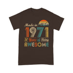 Vintage 1971 Made in 1971 50th birthday 50 years old Gift Birthday Shirt For 50th Birthday Shirt mens vintage 1971 t shirt - Scotstee Shop