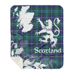 Sherpa Blanket - Tartan Blanket Thistle and Lion Scottish Clan Morton Plaid Blanket, plaid sherpa blanket queen,purple sherpa blanket,queen sherpa blanket,queen size sherpa blanket,red sherpa blanket,scottish tartan blankets,sherpa blanket,sherpa christmas blanket