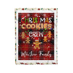 Personalized Gift Tartan Plaid Blanket Clan MacIver With Christmas Cookie Baking Crew Christmas Gift Blanket, Plaid Blanket, Christmas Fleece Blanket, Christmas Blanket, Tartan Blanket, Scottish Blanket, Scotland Blanket, Family Name Blanket, Custom Blanket, Personalized Blanket